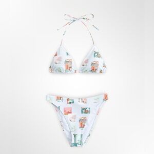 Abercrombie & Fitch Graphic Print Bikini